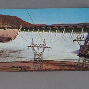 Vintage Postcard - Grand Coulee Dam Front Picture - Smith Western